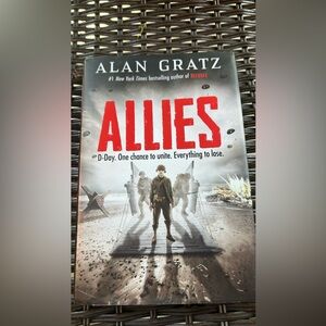 Allies by Alan Gratz - Military Historical Novel (Red, Gray, Black)